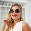 new diamondencrusted frameless cutedge sunglasses fashion cats eye imitation wood sunglassespicture6