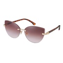 new diamondencrusted frameless cutedge sunglasses fashion cats eye imitation wood sunglassespicture10