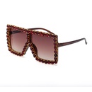 New largeframe sunglasses diamondencrusted fashion sunglassespicture10