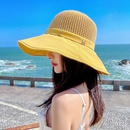 New Korean letter big brim sunscreen fisherman hat bucket hatpicture6
