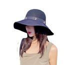 New Korean letter big brim sunscreen fisherman hat bucket hatpicture10