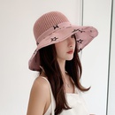 fashion solid color big brim woven straw hat fisherman hatpicture6