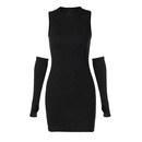 new spring and summer fashion casual round neck slim hip dress wholesalepicture10
