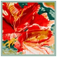 130cm spring new oil painting flower silk scarf shawl large square scarfpicture11