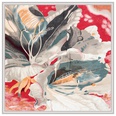 130cm spring new oil painting flower silk scarf shawl large square scarfpicture12