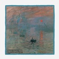 53cm Monet Oil Painting Series Sunrise Twill Small Scarf Small Square Scarfpicture11