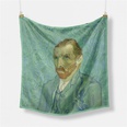 Spring new 53cm Van Gogh oil painting series selfportrait silk scarf small square scarfpicture11