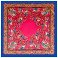 90cm new retro peony flower casual large square scarf silk scarf wholesalepicture10