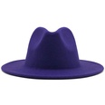 new multicolor wide brim woolen hat jazz hatpicture20