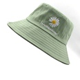 Korean version of daisy embroidery sunscreen fisherman hatpicture13