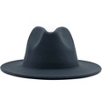 new multicolor wide brim woolen hat jazz hatpicture44