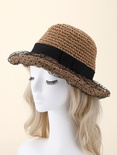 bohemian style strap foldable lace straw hat fisherman hatpicture12