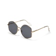 fashion round large frame gradient color Korean style trend sunglassespicture8