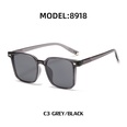 Fashion mens ins Korean style TR polarized sunglasses retro square glassespicture10