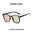 Fashion mens ins Korean style TR polarized sunglasses retro square glassespicture8