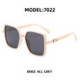 Retro TR90 square sunglasses Korean style largeframe sunglassespicture10
