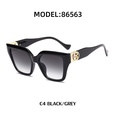 Retro cat eye big square frame sunglasses fashion trendy sunglassespicture8