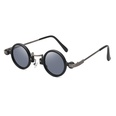 retro steampunk style small frame sunglasses male personality hiphop round sunglassespicture12