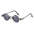 retro steampunk style small frame sunglasses male personality hiphop round sunglassespicture13