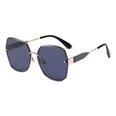 Frameless trimmed nylon polarized sunglasses Korean style large frame sunglassespicture6