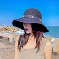 New Korean letter big brim sunscreen fisherman hat bucket hatpicture12