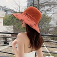 fashion solid color big brim woven straw hat fisherman hatpicture15