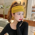 autumn new letter knitted sports female widebrimmed hairband accessoriespicture11