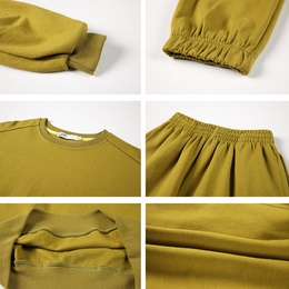 Fashion Loose Sweater Set mit weitem Bein und Jogginghosepicture15