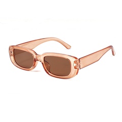 fashion geometric leopard stripe small square frame UV protection children's sunglasses wholesale