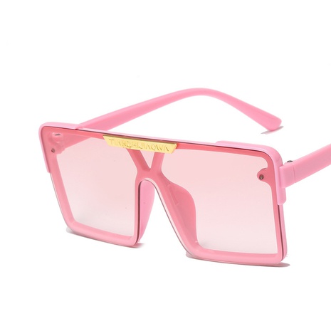 fashion geometric large square cojoined lengs multi-color children's sunglasses wholesale's discount tags