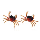 nouveau collier de crabe ensemble simple mignon animal oreille mtal goujon femme en grospicture11