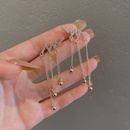 fashion long tassel earrings simple alloy diamond drop earringspicture10