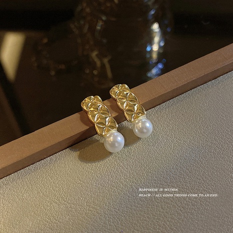 fashion pearl earrings retro diamond alloy drop earrings's discount tags