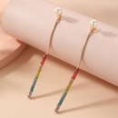 fashion jewelry tassel simple long claw chain earrings wholesale alloypicture8