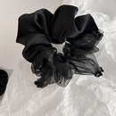 Chouchous corens en satin noir  paillettes et perlespicture8