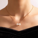 Modeschmuck Perlenkette einlagige geometrische einfache Schlsselbeinkettepicture6