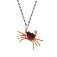 nouveau collier de crabe ensemble simple mignon animal oreille mtal goujon femme en grospicture13
