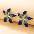 New crossborder popular jewelry European and American personality exaggerated multilayer alloy dripping oil flower flower earrings earringspicture27