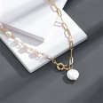 fashion freshwater pearl necklace simple copper collarbone chainpicture6