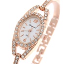 Fashion Solid Color Alloy Diamond Ladies Bracelet Watchpicture6