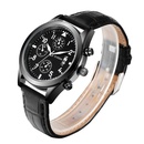 Mens Business Watch Waterproof Calendar Leather Band Watchpicture10