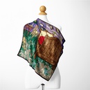 53cm Van Gogh Oil Painting Series Bedroom Ladies Twill Decorative Small Square Scarfpicture10
