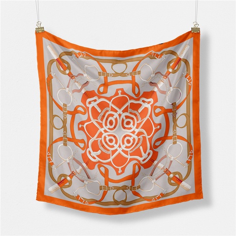 autumn new geometric chain ladies decoration small square scarf  NHMTO674658's discount tags