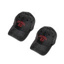 fashion widebrimmed letter embroidery sunshade washed baseball cap wholesalepicture10
