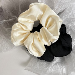retro solid color wide-brimmed head rope hair scrunchies