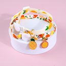 Big round pet fruit bell adjustable safety buckle cat and dog accessories collarpicture9