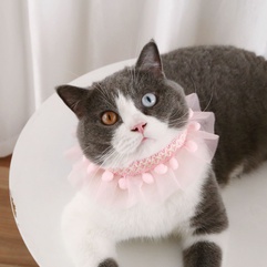 Lace Princess Pet Adjustable Scarf Collar Cat Dog Pet Accessories