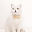 HaustierHalsband Katze Hund kariert GnseblmchenBlumenSchleife Verstellbares BellHalsbandpicture11