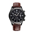 Mens Business Watch Waterproof Calendar Leather Band Watchpicture13