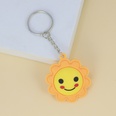 Creative rainbow smiley face sun moon star keychain PVC bag pendantpicture8